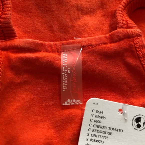 Free People Hot Shot Mini Dress With Pockets In Cherry Tomato. NWT! Sz M, XL - Picture 8 of 14